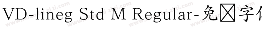 VD-lineg Std M Regular字体转换